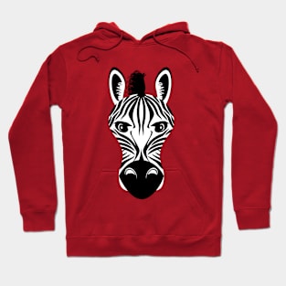 Zebra Face Hoodie